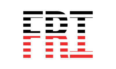 FRI three initial letter iconic line negative space minimal logo design vector template. monogram, abstract, wordmark, business, typography, minimalist, brand, company, flat, modern, unique, simple