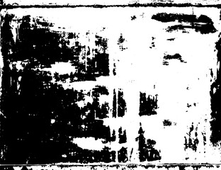 Rustic grunge vector texture with grain and stains. Abstract noise background. Weathered surface. Dirty and damaged. Detailed rough backdrop. Vector graphic illustration with transparent white. EPS10.