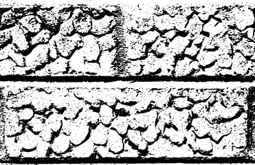 Rustic grunge vector texture with grain and stains. Abstract noise background. Weathered surface. Dirty and damaged. Detailed rough backdrop. Vector graphic illustration with transparent white. EPS10.