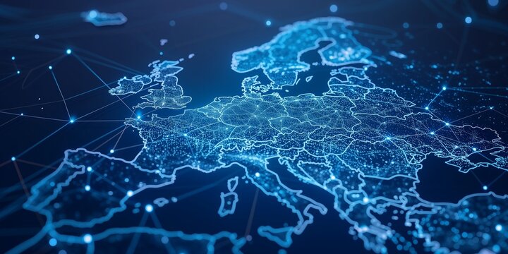 Digital Map Of Germany
