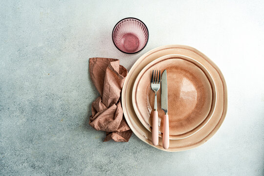 Elegant Easter table setting with pastel tones