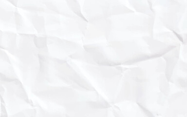 Paper texture background, Crumpled paper. White creased paper.