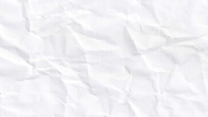 Obraz premium Paper texture background, Crumpled paper. White creased paper.