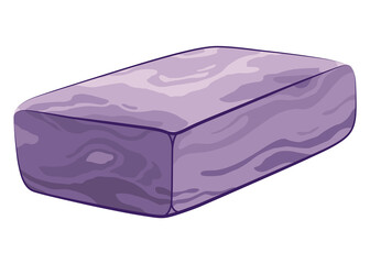 Lavender soap bar. Handmade natural soap. Fragrant herb for cosmetics and skincare. Herbal bodycare promote. Aromatherapy and skin hygiene, eco herbal cosmetics for bath