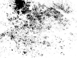 Rustic grunge texture with grain and stains. Abstract noise background. PNG graphic illustration with transparent background.