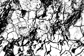 Obraz premium Rustic grunge texture with grain and stains. Abstract noise background. PNG graphic illustration with transparent background.