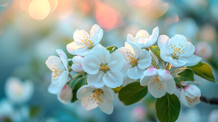 Soft focus Cherry Blossom or Sakura flower on nature background.Sakura is a plant familiar to Japanese culture.