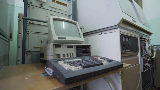Old Style Computer Vintage Personal Computer
