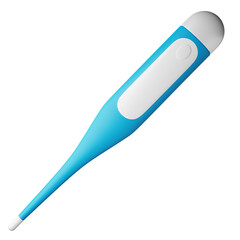 Digital thermometer 3D Icon