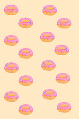 pattern with donuts