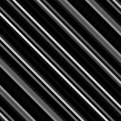 Obraz premium Black and white stripe abstract background. Motion lines effect. Grayscale fiber texture backdrop and banner. Monochrome gradient pattern and textured wallpaper.