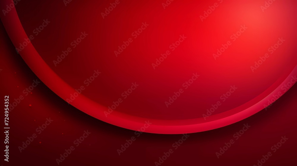 Poster gradient dark red background with circle theme. generative ai