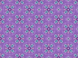 Ethnic ikat seamless pattern traditional design illustration for background carpet clothing and home decoration 