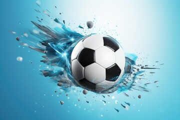 Soccer Ball Flying