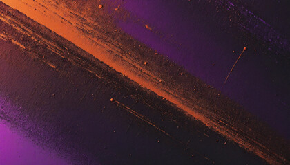 black orange purple ,  a unique blend color vibes and glitch empty space digital grainy noise grungy texture color gradient rough abstract background , shine bright light and glow template