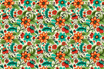 Seamless abstract colorful pattern