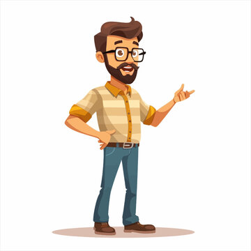 Male teacher presenting and teaching 96
