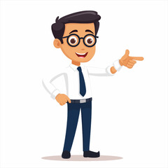 Male teacher presenting and teaching 51