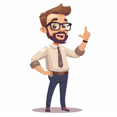 Male teacher presenting and teaching 49