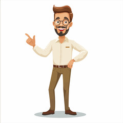 Male teacher presenting and teaching 40