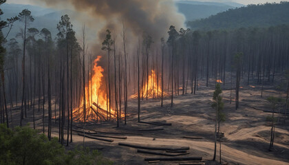 A threat to environment, worsening climate change and global warming.