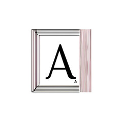 Simple A Logo