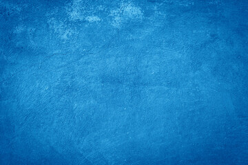 Blue decorative plaster texture with vignette. 