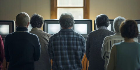 Fototapeta premium Election Day 2024 - Democrats and Republicans in the campaign.