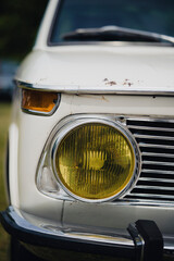 Vintage car headlight and turn signal