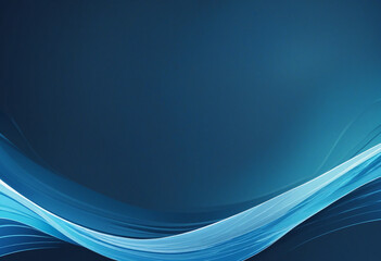 Blue flowing wave design. Water-inspired banner with artistic touch.