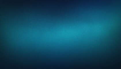 Ocean Blue Gradient Abstract Background with Bright Light and Empty Space