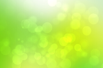 Fototapeta na wymiar Abstract fresh delicate gradient green light and yellow pastel spring or summer bokeh background. Beautiful texture.