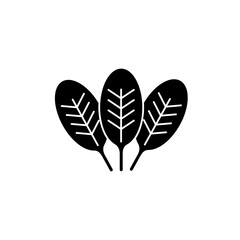 spinach concept line icon. Simple element illustration. spinach concept outline symbol design.