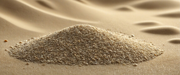 Fototapeta na wymiar Sunlit Sand Grains