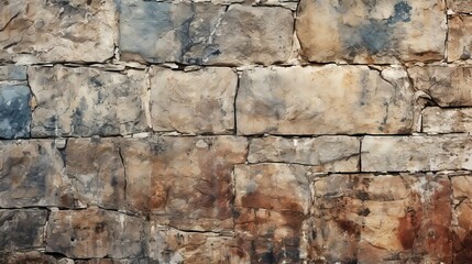 Antique hand hewn stone wall texture with high quality and detailed design for background and decor