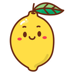 lemon cartoon doodle