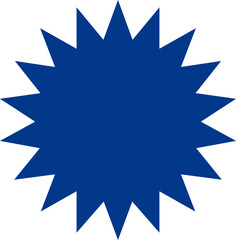 Starburst sale sticker or ribbon colorful icon price, discount, sunburst badges flat blank vector. Special offer price tag promotional shopping label isolated transparent background