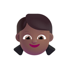 Girl : Medium-Dark Skin Tone