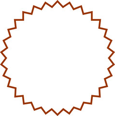 Starburst sale sticker or ribbon colorful linear icon price, discount, sunburst badges line blank outline vector. Special offer price tag promotional shopping label isolated transparent background