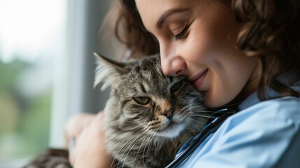 Mobile Vet Services: Vet making a house call to provide care to a pet" ,[treatment and care of pets]