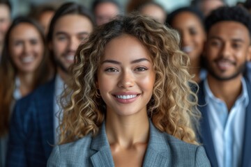 Fototapeta premium Portrait of a successful business team