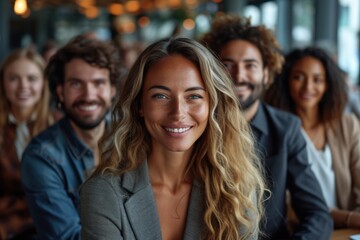 Obraz premium Portrait of a successful business team