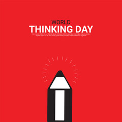 World Thinking Day. World Thinking Day creative ads design