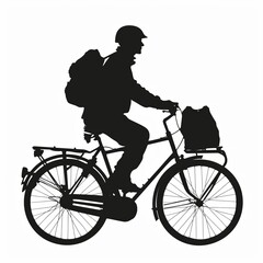 cyclist, bicycle, silhouette, bike, vector, man, ride, race, road, people, illustration, person, men, outline, helmet, sports, lifestyle, transportation, healthy, isolated, sport, exercise, speed, adu