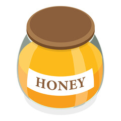 3D Isometric Flat  Set of Beekeeping. Item 8