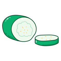 Winter Melon cartoon doodle