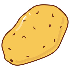 potato cartoon doodle