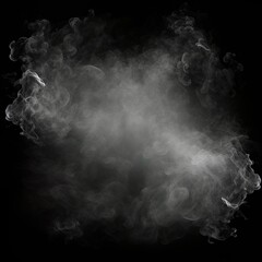 Smoke black ground fog cloud floor mist background steam dust dark white horror overlay. Ground smoke haze night black water atmosphere 3d magic spooky smog texture isolated transparent effect circle