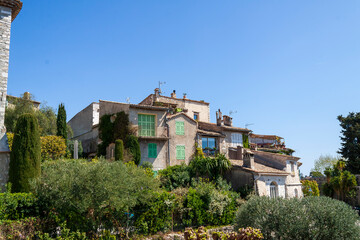 saint paul de vence, village perché d'artistes, vue des petites ruelles, France, 2023