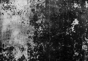 Black and white texture with grunge metal and dust scratch patterns.